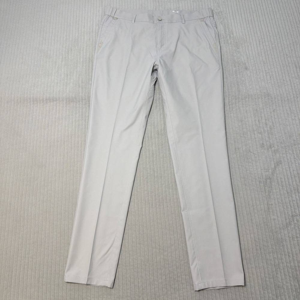 Jack‎ Archer Jetsetter Tech Performance Chino Pants Men's 35x33 white/gray